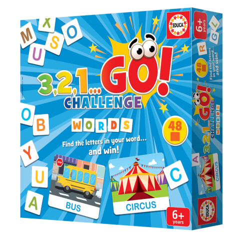 Juego Didactico Educa 3 2 1 Go Words Ingles Palabras Niños Juego Didactico Educa 3 2 1 Go Words Ingles Palabras Niños