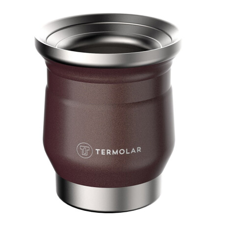 Set Matero Termolar c/Termo R-Evolution 1L + Mate Tupi 250Ml Plata/bronce
