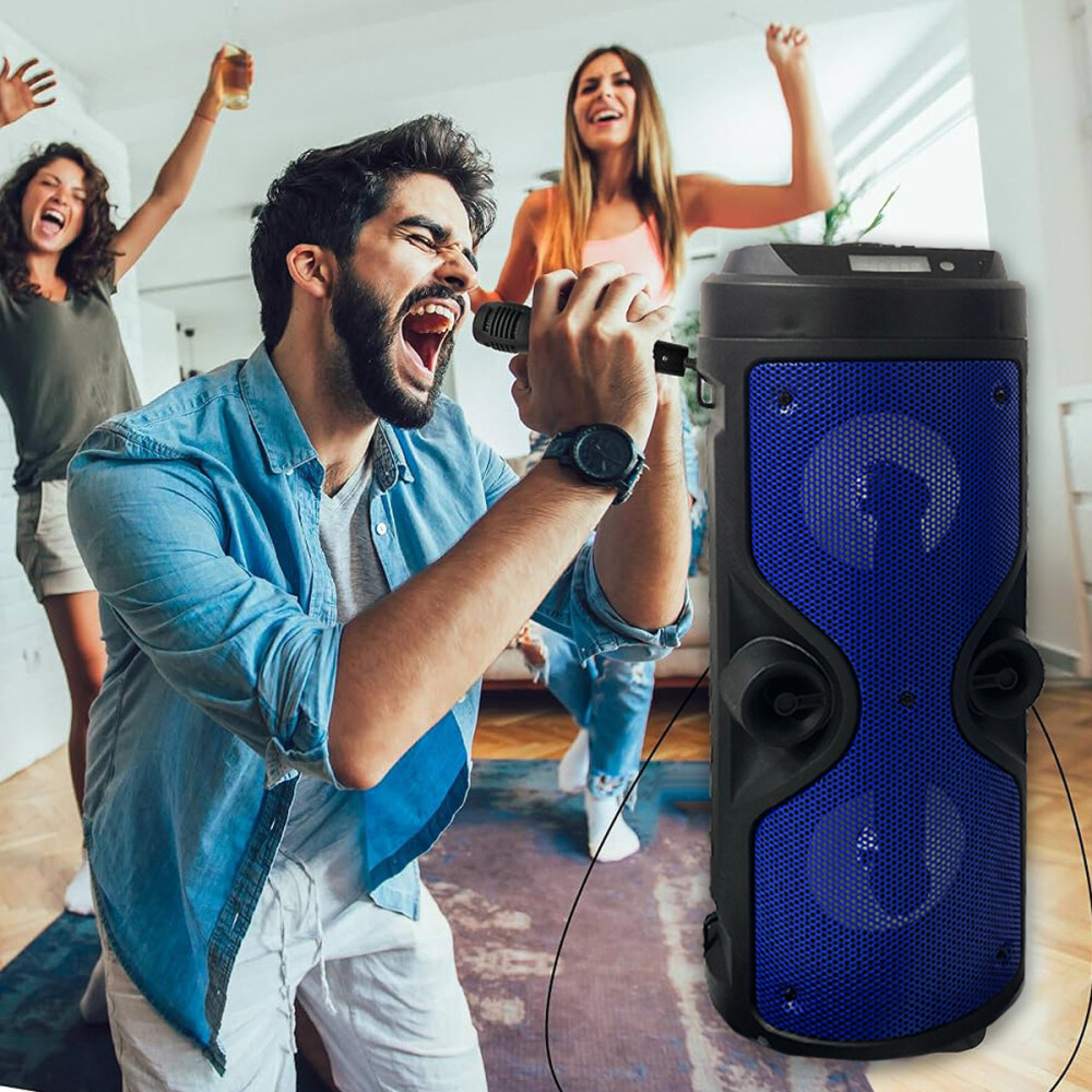 Parlante Grande Con Microfono Y Control Remoto Parlante Grande Con Microfono Y Control Remoto