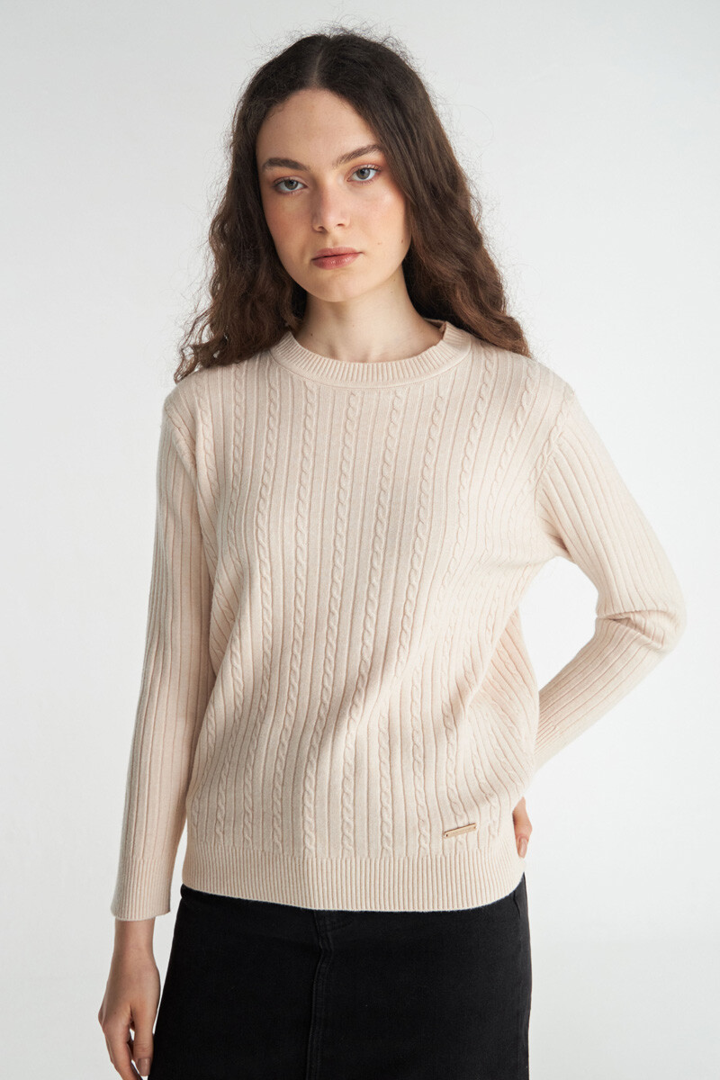 Sweater Persefone - Crema 
