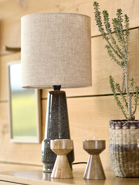 Portavelas JOHAN Ø6xA10cm madera Portavelas JOHAN Ø6xA10cm madera