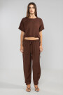 SHORT SLEEVE TOP Chocolate