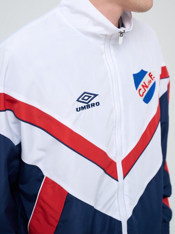 CAMPERA BEAT Nacional Hombre Blanco, Azul Marino, Rojo