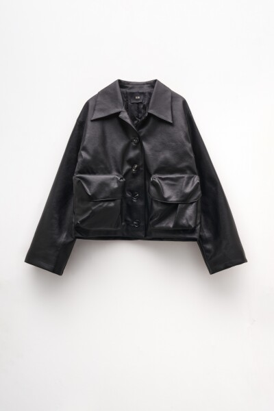 CHAQUETA Negro