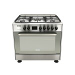 Cocina Combinada Siam 5 Hornallas SI-CC90EV-M Acero inoxidable