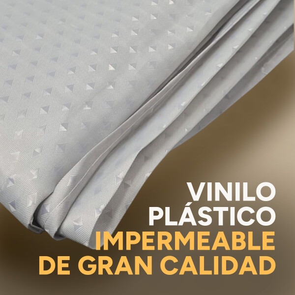Cortina De Baño Ducha De Vinilo Plástico Varios Diseños Color Variante Gris