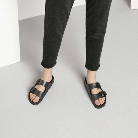 Sandalias Birkenstock Arizona Eva Metallic Anthracite Negro