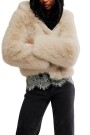 CHAQUETA PELO Marfil