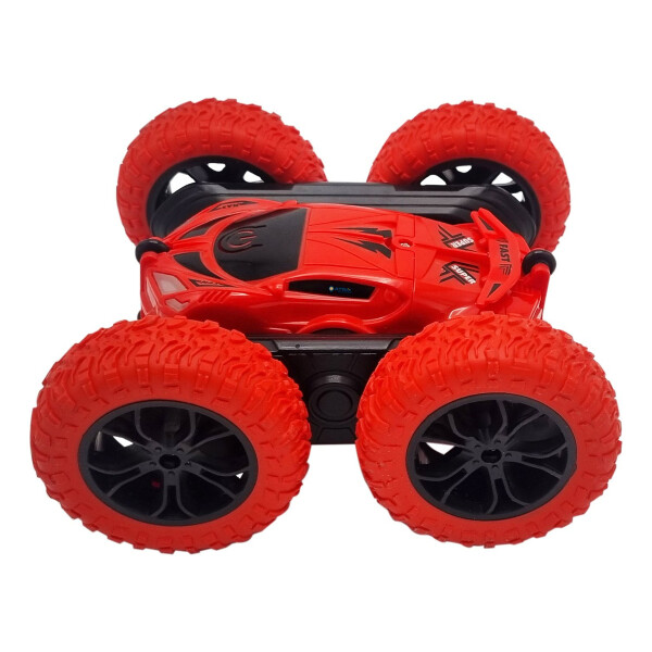 Auto Acrobático 360 Control Remoto Transformer Todo Terreno Variante Color Rojo