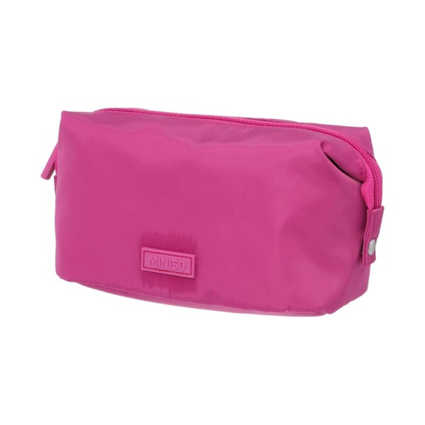 Necessaire doble cierre rosa