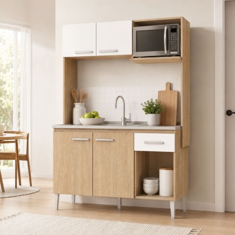 Cocina Compacta 122 x 52 x 187cm Cocina Compacta 122 x 52 x 187cm