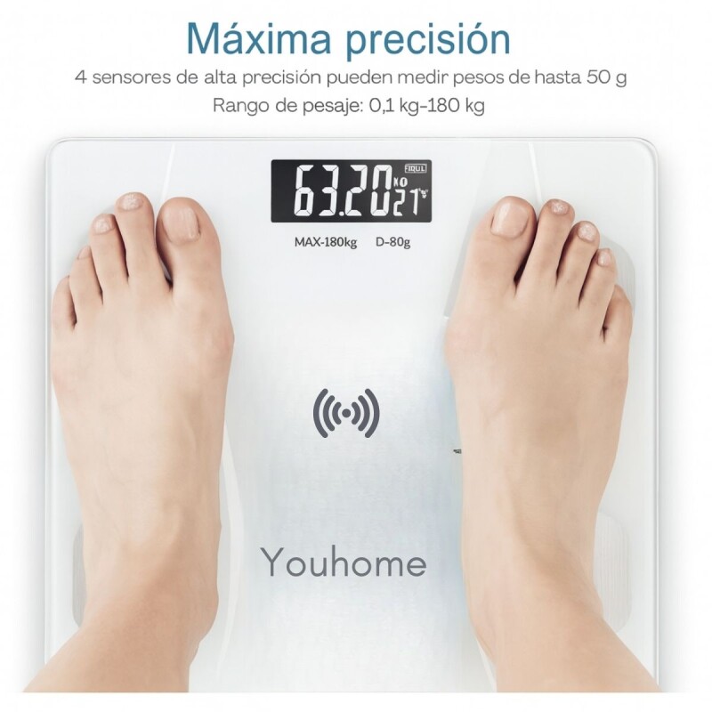 Balanza Corporal Inteligente Digital Bluetooth Smart Baño Balanza Corporal Inteligente Digital Bluetooth Smart Baño