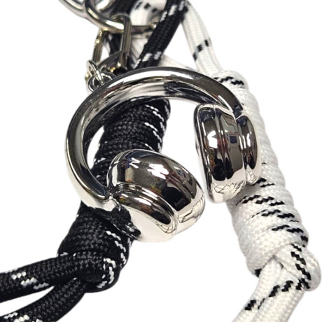 Llavero con accesorios Auriculares Plateado