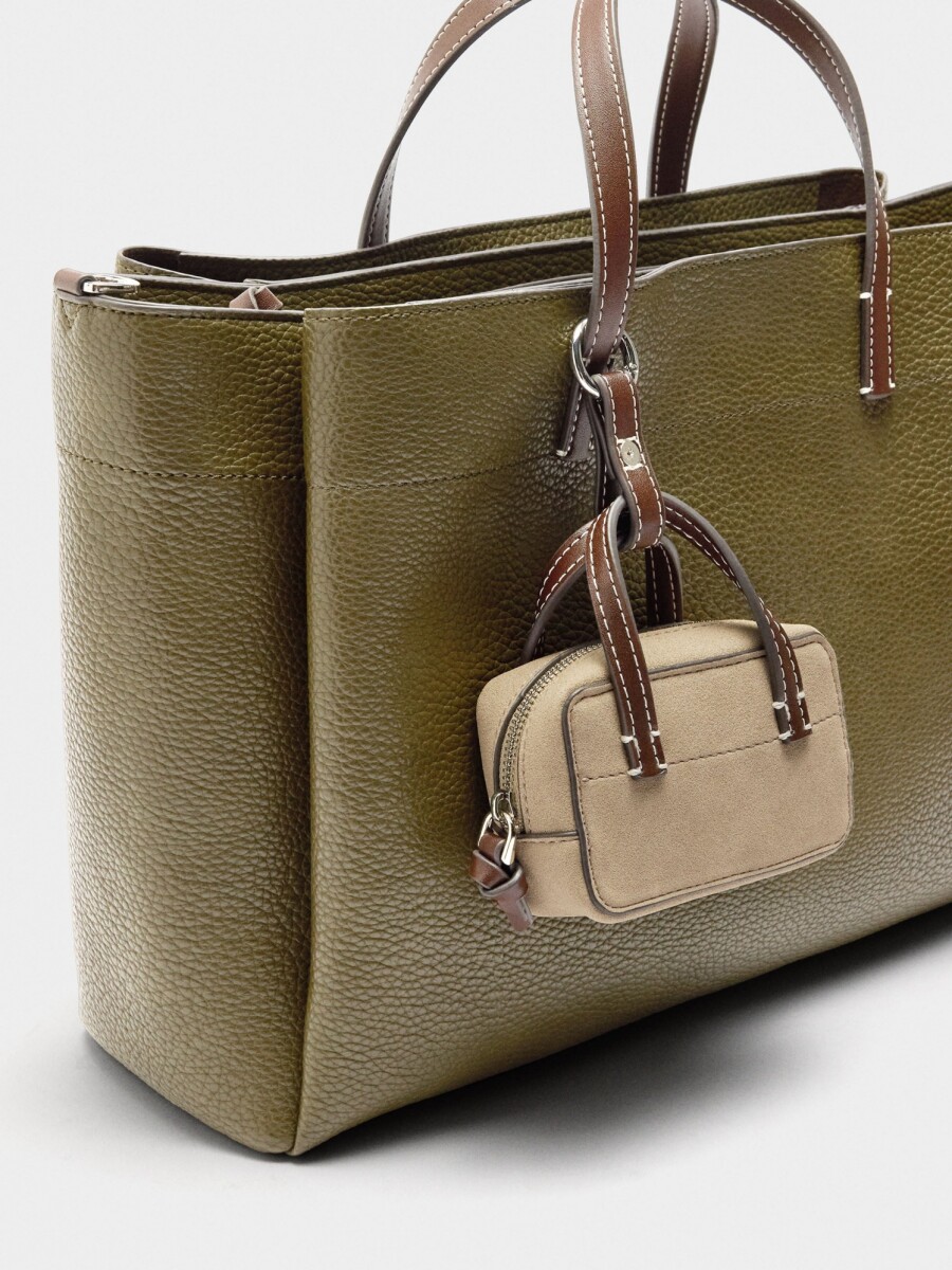 Bolso Para Portátil 13" Con Bandolera caqui