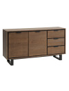 Aparador HORNBORG 2 puertas 3 cajones roble osc Aparador HORNBORG 2 puertas 3 cajones roble osc