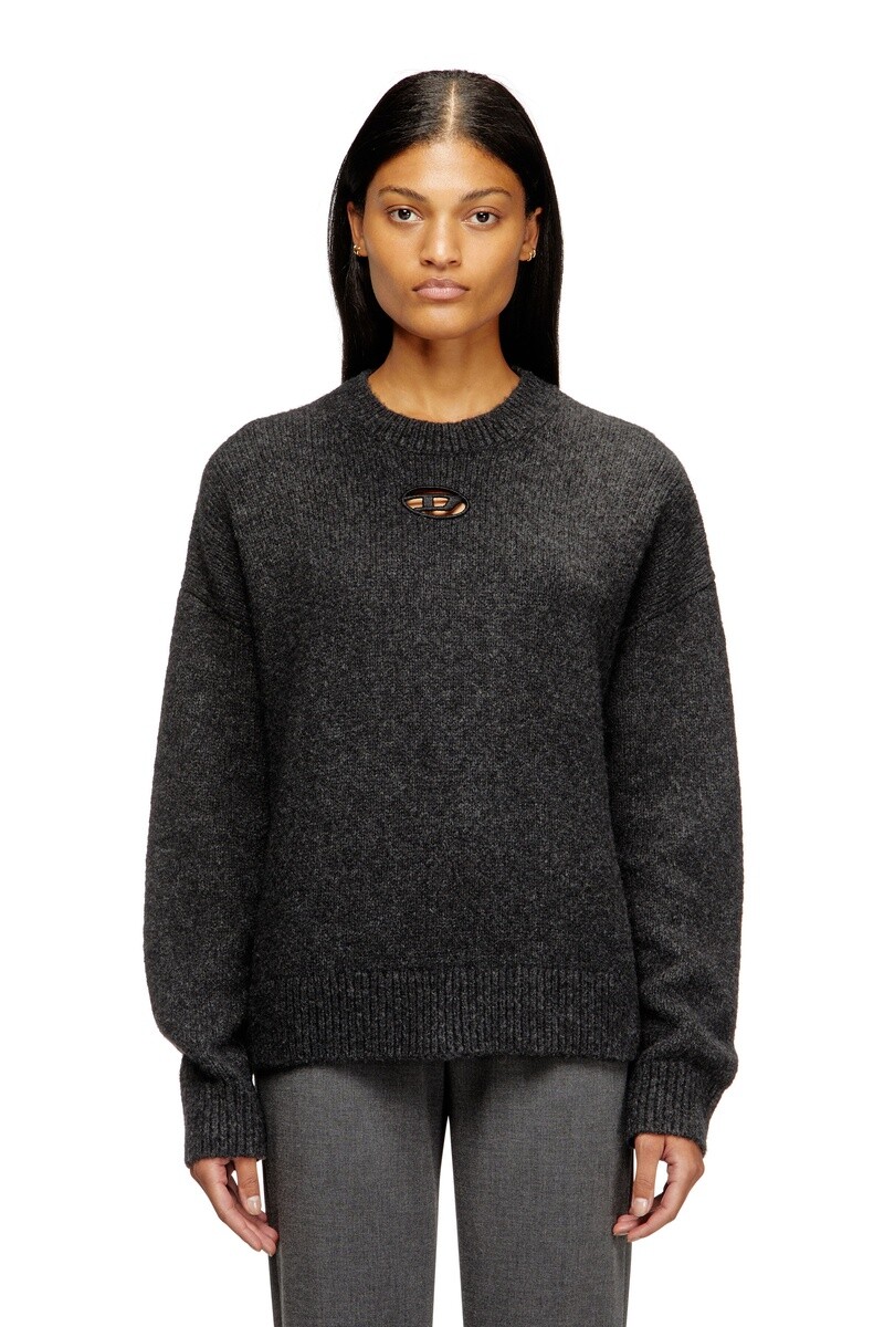 Polerones Para Mujer M-Areeta Knitwear - Gris Oscuro 