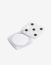 Espejos de cartera Espejo De Cartera Con Tapa - Blanco Nacarado/perlado