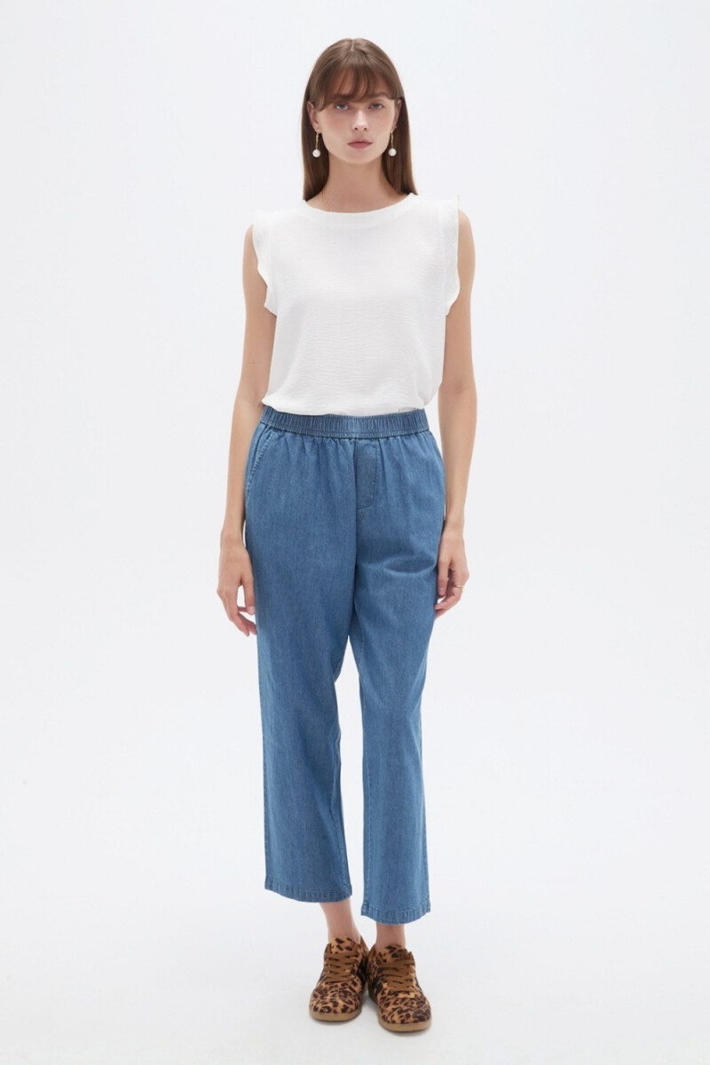 Pantalon Liru - Azul Medio 