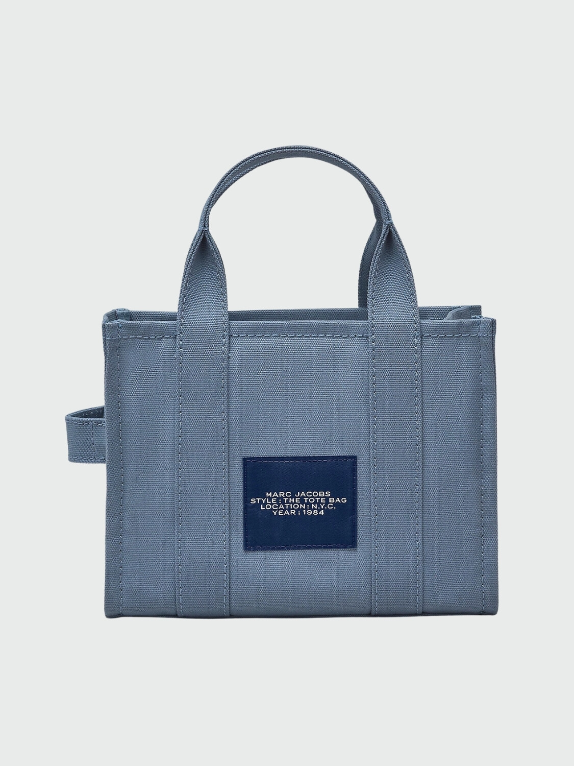 Marc Jacobs- Bolso de lona, The Small Tote Celeste