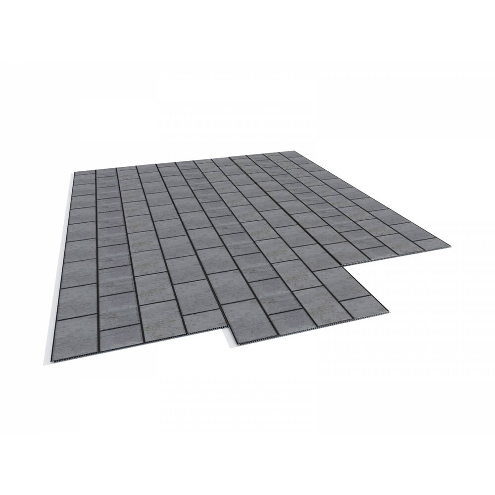 KIT PARED PVC LADRILLO/CONCEPC 4,90 M2 Kit Pared Pvc Ladrillo/concepc 4,90 M2