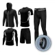 Conjunto Deportivo Hombre Sport 5 Piezas Gym Negro