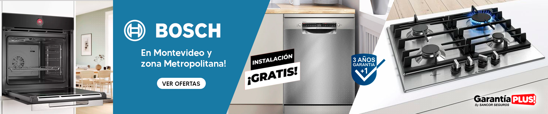 ¡Bosch con instalación gratis, aprovechá la oferta!