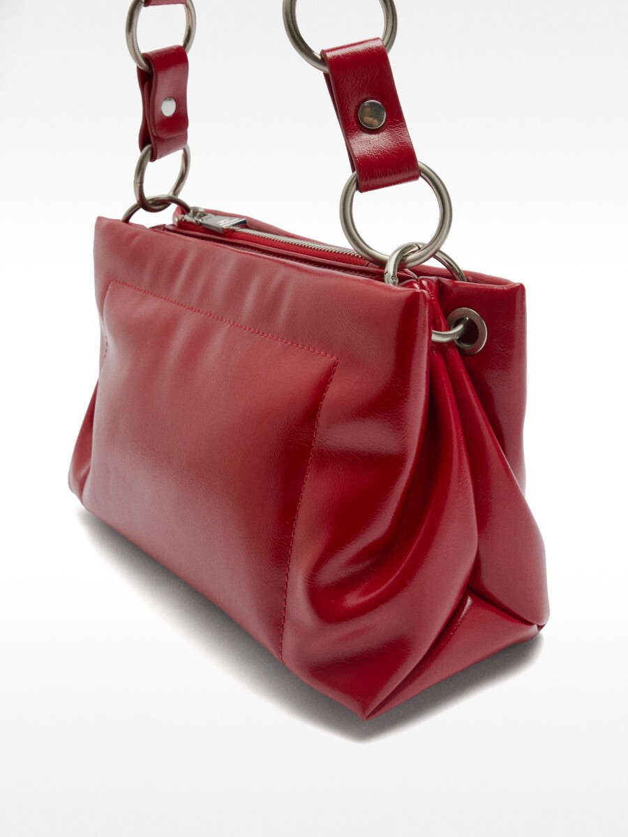 Bolso Bandolera Rectangular rojo
