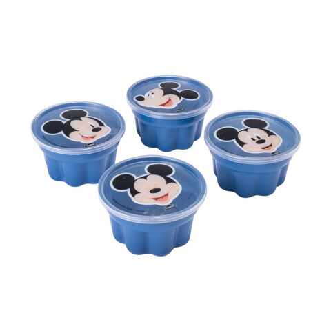Pack x 4 Moldes con Forma Mickey 150 ml U