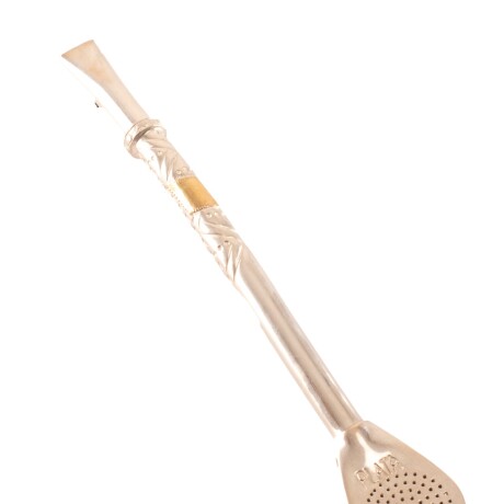 Bombilla De Plata y Oro S3