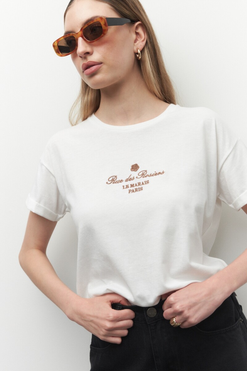 REMERA LE MARAIS - Blanco 