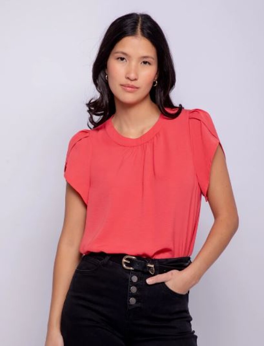 BLUZA DANIEL CASSIN DUNST - CORAL 