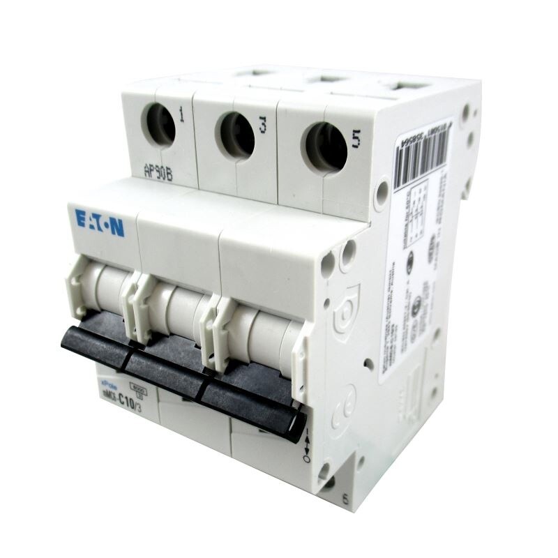 DISYUNTOR DIN 3X 10 A 06 KA EATON DISYUNTOR DIN 3X 10 A 06 KA EATON
