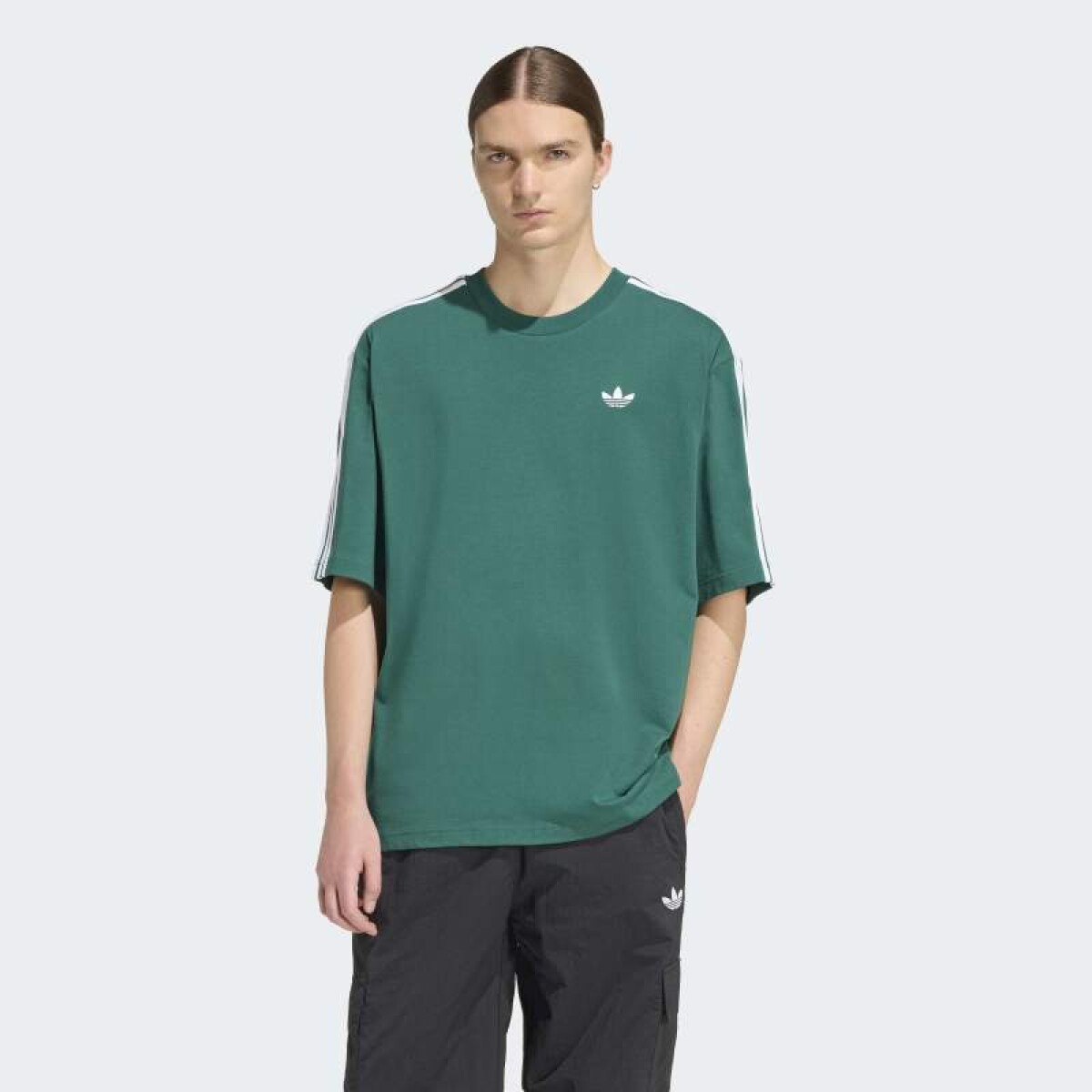 Remera Adidas Adicolor 3 Rayas - Verde 