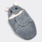 Manta Envolvente Bebé Elefante Gris