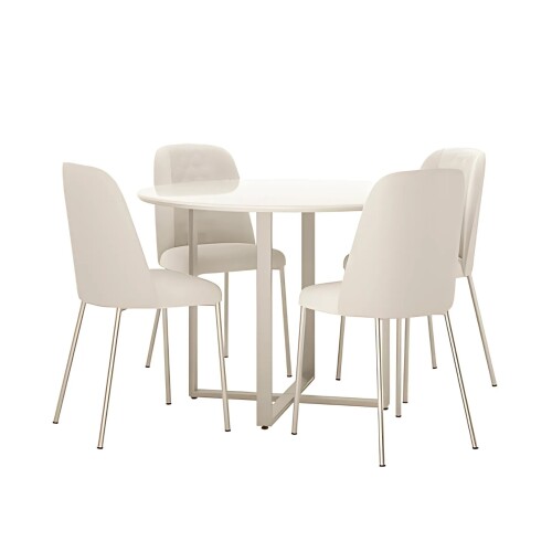 Juego de Comedor - 4 sillas - Fosco y Arcadia Juego de Comedor - 4 sillas - Fosco y Arcadia