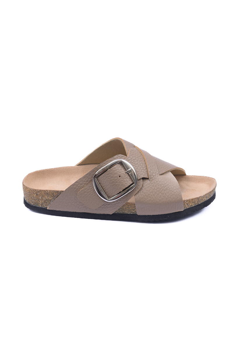 Sandalia Leonor Beige