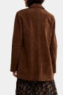 PAPER CUT VEGAN BLAZER Marron
