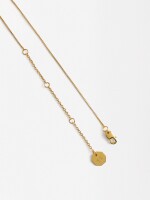 Collar Colgante De Corazón Con Circonitas - Plata De Ley 925 dorado