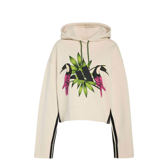 Canguro de Mujer Adidas X Farm Rio Beige - Negro