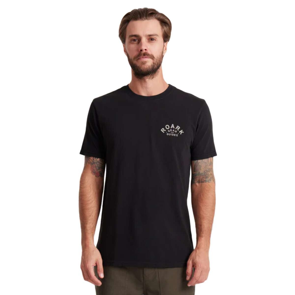 Remera Roark Gear & Guides - Negro 