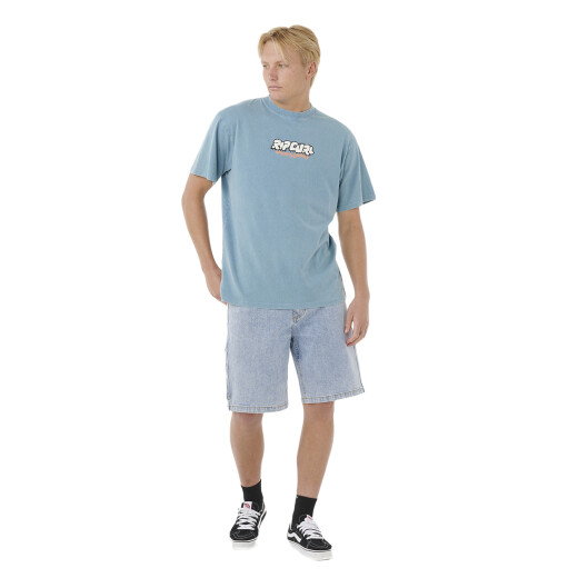 Remera Rip Curl Raw Energy Bubble - Celeste Remera Rip Curl Raw Energy Bubble - Celeste