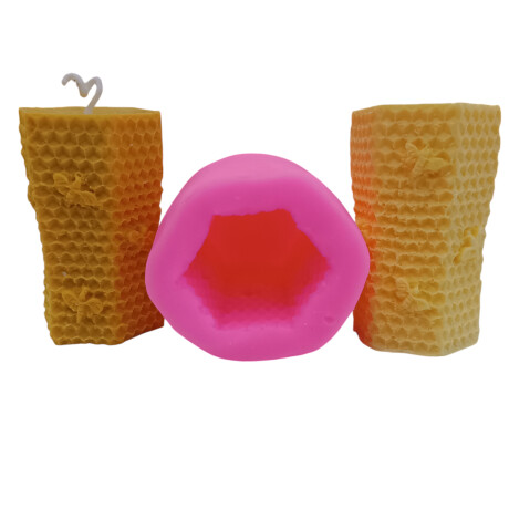 Molde de silicona para jabón y vela Molde de silicona para jabón y vela