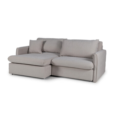 Sofá Cama Hype (Retráctil) - Tela Microfibra - 3 cuerpos FX4-10 (Beige)