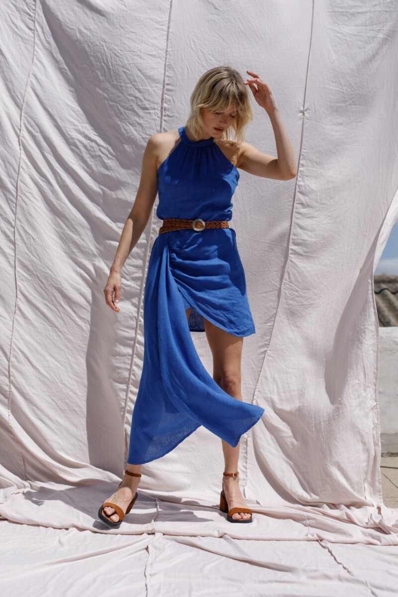 Vestido Lorenza Azul