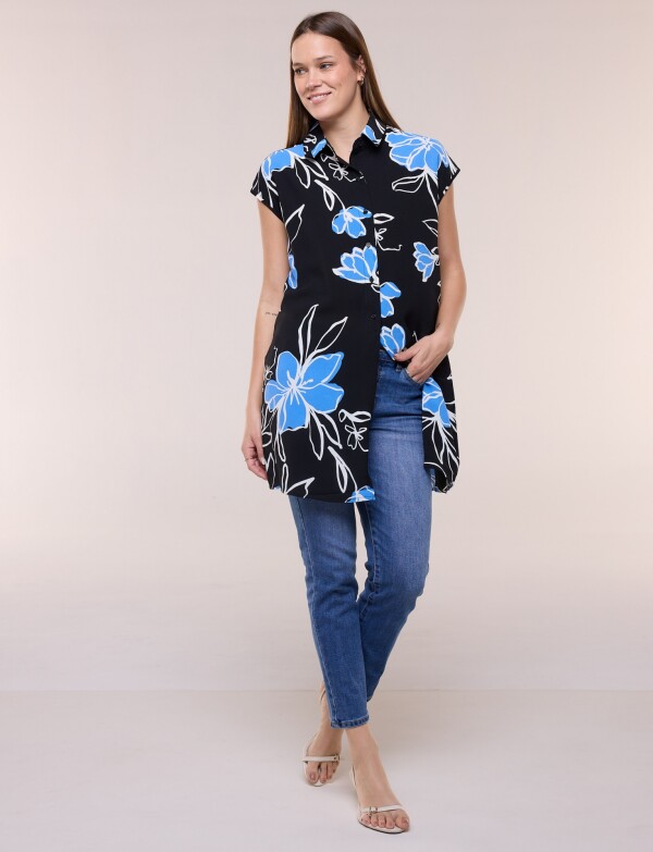 Tunica 2 Ways Printe NEGRO/MULTI