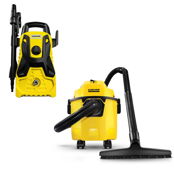Combo Aspiradora Karcher + Hidrolavadora Compacta Karche PK HIDROLAVADORA KARCHER + ASPIRADORA K