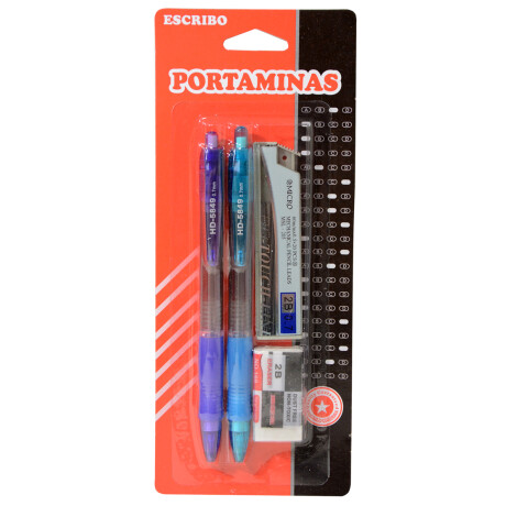 LAPIZ MECANICO X 2 CON MINAS Y GOMA DE BORRAR LAPIZ MECANICO X 2 CON MINAS Y GOMA DE BORRAR