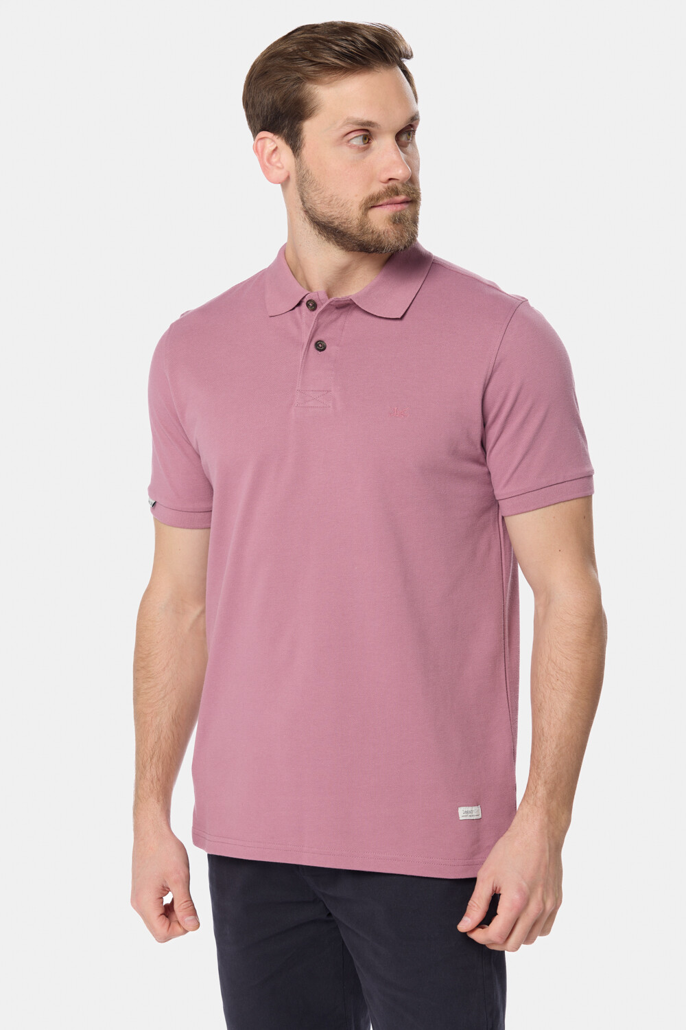 REMERA POLO PIQUE LISA Rosado