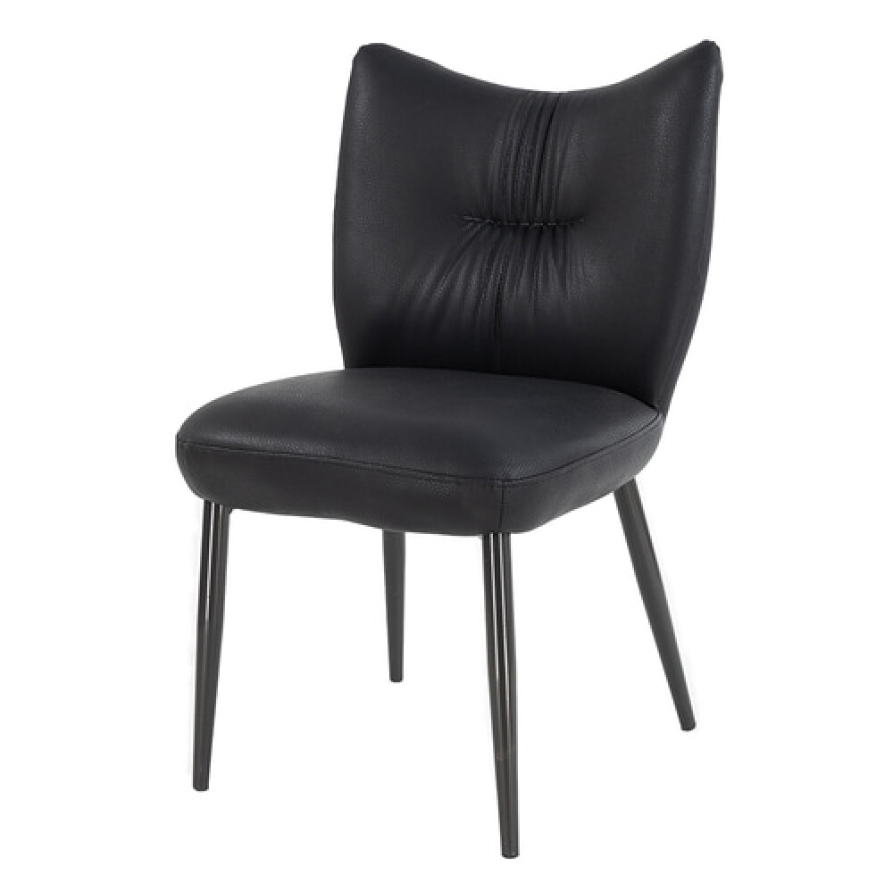 Silla De Comedor Ecocuero Super Acolchonada Negro