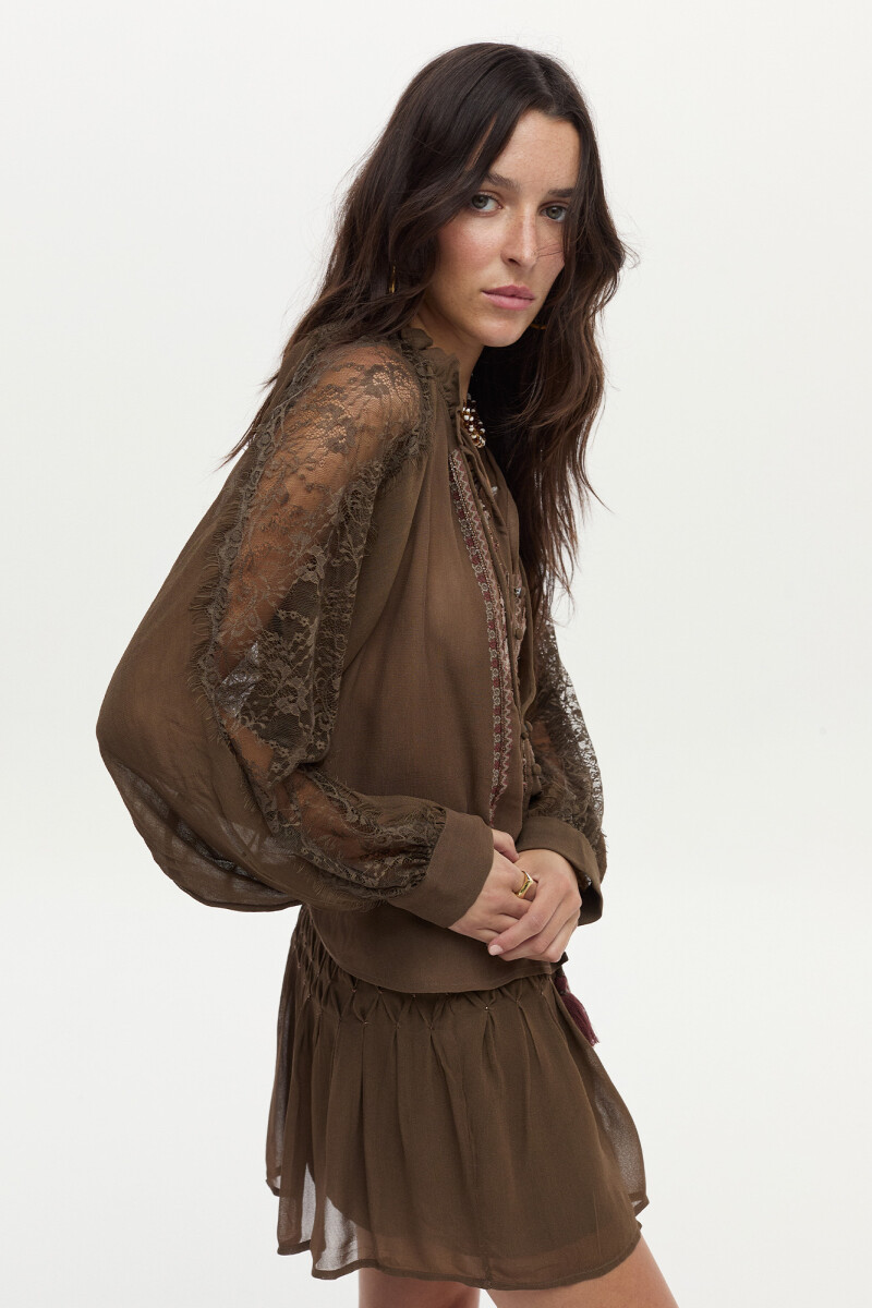 Blusa Azura Verde Oliva